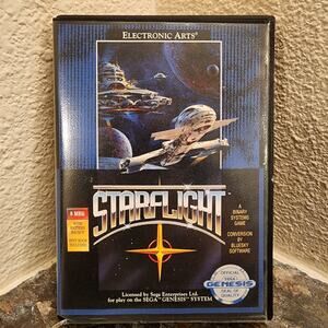 Game - Starflight (CIB+) - Genesis - Sega - Electronic Arts